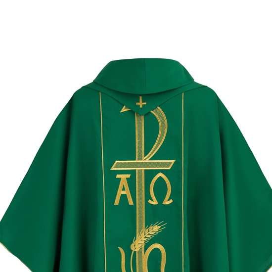 Priest chasuble in Green